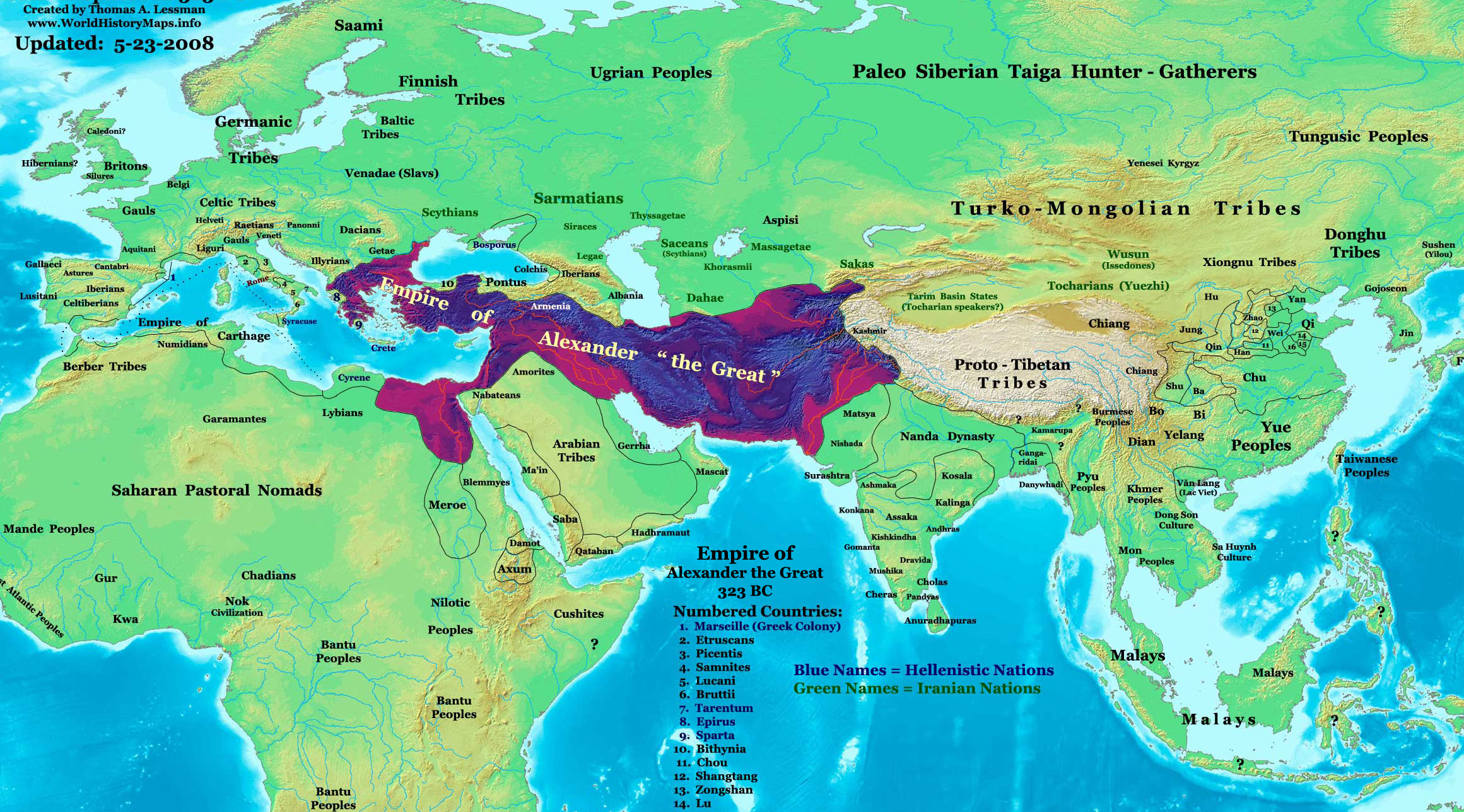 alexander the great empire map