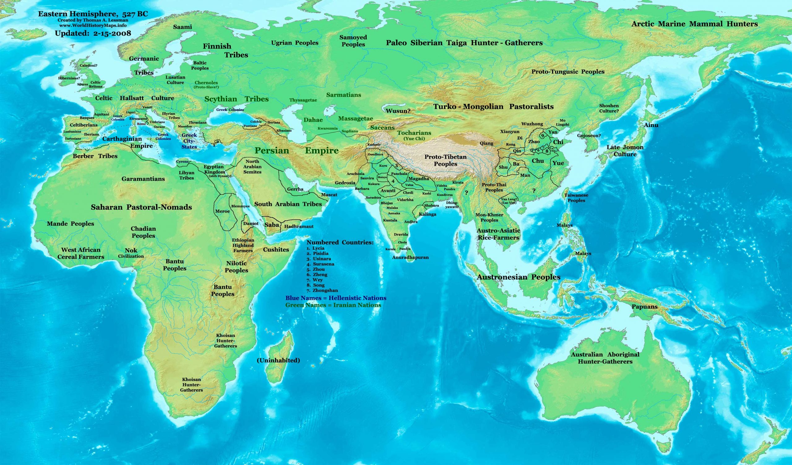 World Map 527 BC World History Maps   Map 527bc Scaled 